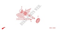 POMPE A HUILE pour Honda CRF 250 X de 2012