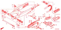BRAS OSCILLANT pour Honda CRF 250 X de 2012