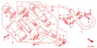 SILENCIEUX D'ECHAPPEMENT pour Honda CRF 450 R de 2012