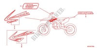 AUTOCOLLANTS pour Honda CRF 450 R de 2012