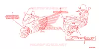 AUTOCOLLANTS pour Honda S WING 125 de 2012