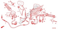 COMMODO   CABLE   RETROVISEUR pour Honda S WING 125 de 2012