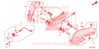 FEUX ARRIERE pour Honda S WING 125 de 2012