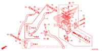 MAITRE CYLINDRE DE FREIN ARRIERE pour Honda S WING 125 de 2012