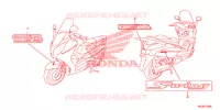 AUTOCOLLANTS pour Honda S WING 125 de 2012