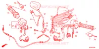 COMMODO   CABLE   RETROVISEUR pour Honda S WING 125 de 2012