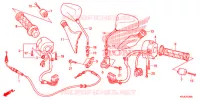 COMMODO   CABLE   RETROVISEUR pour Honda S WING 125 de 2012