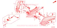 FEUX ARRIERE pour Honda S WING 125 de 2012