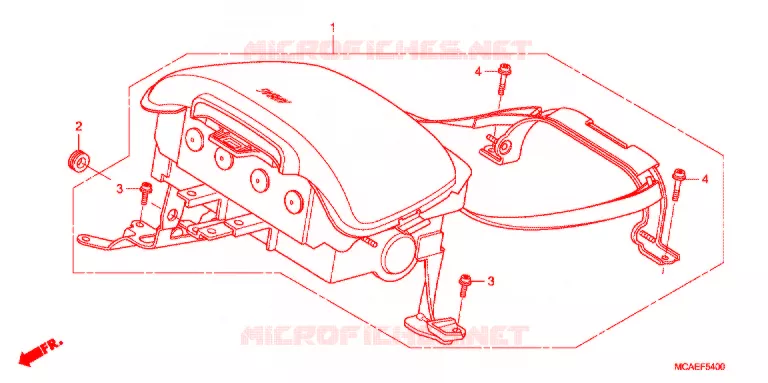 MODULE AIRBAG Honda MOTO 1800 GOLD-WING 2012  GL1800C