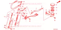 MAITRE CYLINDRE DE FREIN ARRIERE pour Honda GL 1800 GOLD WING ABS AIRBAG NAVI de 2012