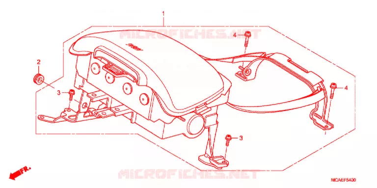 MODULE AIRBAG Honda MOTO 1800 GOLD-WING 2012  GL1800C