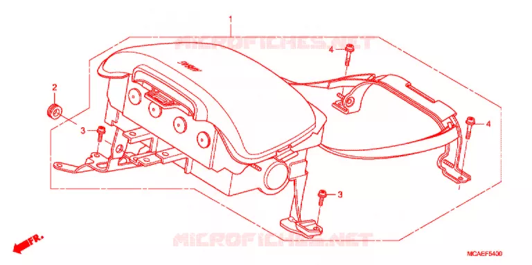 MODULE AIRBAG Honda MOTO 1800 GOLD-WING 2012  GL1800C