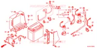 BATTERIE pour Honda GL 1800 GOLD WING ABS de 2012