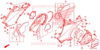 COUVERCLES LATERAUX pour Honda INTEGRA 700 35KW de 2012