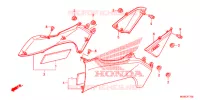 COUVERCLES LATERAUX pour Honda INTEGRA 700 35KW de 2012