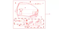 KIT 1 CLE *R151CU* pour Honda INTEGRA 700 35KW de 2012