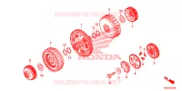 EMBRAYAGE pour Honda INTEGRA 700 de 2012