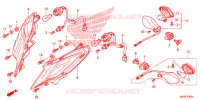 CLIGNOTANT pour Honda INTEGRA 700 BLUE de 2012