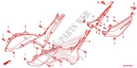 COUVERCLES LATERAUX pour Honda NC 700 ABS 35KW de 2012