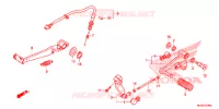 PEDALE pour Honda NC 700 ABS de 2012