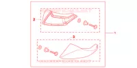 DEFLECTEURS DE PIEDS pour Honda NC 700 ABS de 2012
