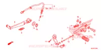 PEDALE pour Honda NC 700 ABS de 2012
