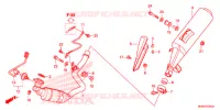 SILENCIEUX D'ECHAPPEMENT pour Honda NC 700 ABS de 2012