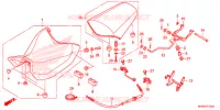SELLE pour Honda NC 700 ABS de 2012