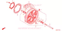 ROUE AVANT pour Honda NC 700 35KW de 2012
