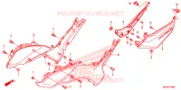 COUVERCLES LATERAUX pour Honda NC 700 de 2012
