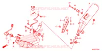 SILENCIEUX D'ECHAPPEMENT pour Honda NC 700 de 2012