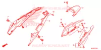 COUVERCLES LATERAUX pour Honda NC 700 ABS DCT 35KW de 2012