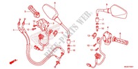 COMMODO   LEVIER   CABLE (NC700SD) pour Honda NC 700 ABS DCT 35KW de 2012