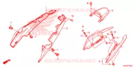 COUVERCLES LATERAUX pour Honda NC 700 ABS DCT 35KW de 2012