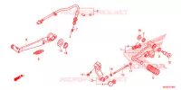 PEDALE pour Honda NC 700 ABS DCT 35KW de 2012