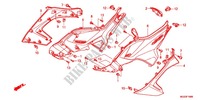 COUVERCLES LATERAUX pour Honda NC 700 X ABS 35KW de 2012