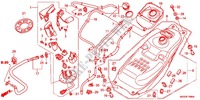 RESERVOIR A CARBURANT   POMPE A ESSENCE pour Honda NC 700 X ABS 35KW de 2012