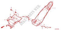 GARDE BOUE ARRIERE pour Honda NC 700 X ABS 35KW de 2012