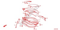 COUVERCLE DE COFFRE pour Honda NC 700 X ABS 35KW de 2012