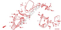 TETE DE FOURCHE pour Honda NC 700 X ABS de 2012