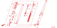 FOURCHE pour Honda NC 700 X ABS de 2012