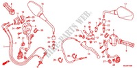 LEVIER DE GUIDON   CABLE   COMMODO (NC700X/XA) pour Honda NC 700 X 35KW de 2012