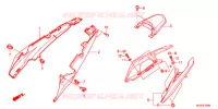 COUVERCLES LATERAUX pour Honda NC 700 X 35KW de 2012