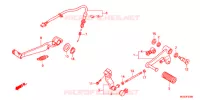 PEDALE pour Honda NC 700 X 35KW de 2012