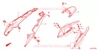 COUVERCLES LATERAUX pour Honda NC 700 X ABS DCT de 2012