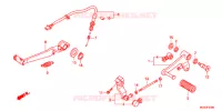 PEDALE pour Honda NC 700 X ABS DCT de 2012