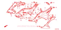 COUVERCLES LATERAUX pour Honda NC 700 X ABS DCT de 2012