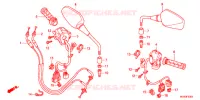 POIGNEE   COMMODO   CABLE (NC700XD) pour Honda NC 700 X ABS DCT de 2012