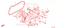 COUVERCLE GAUCHE pour Honda VISION 50 de 2012