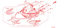 FEUX ARRIERE pour Honda SH 125 SPECIAL 2ED de 2012